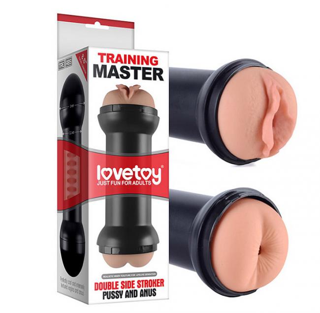 01 Cốc thủ dâm 2 đầu cho nam giới lỗ âm đạo và hậu môn chính hãng Lovetoys