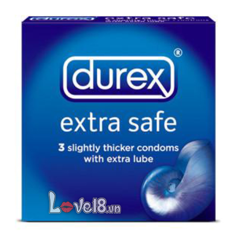 Bao Cao Su Durex Extra Safe – Nhiều Chất Bôi Trơn