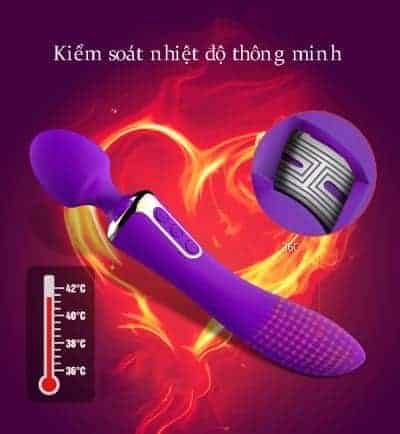 Chày Rung 2 Đầu Sextoy Sưởi Ấm – DV86