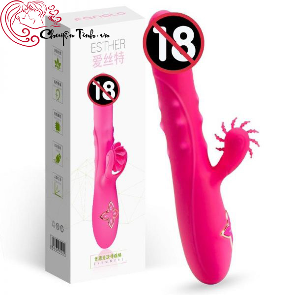 Dương vật giả bi xoay rung thụt cao cấp Fanala Esther