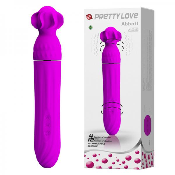 Pretty Love Abbott Máy massage tự động 2 đầu xoay mãnh liệt chày rung không dây