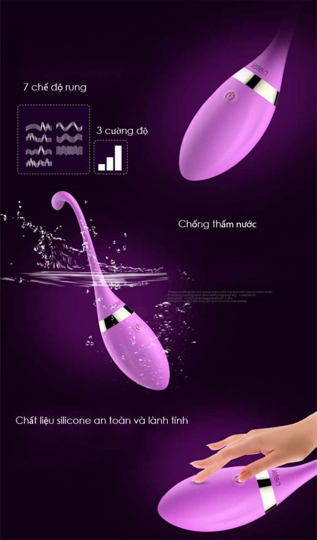 Trứng Rung Sạc Pin Điều Khiển Xa Leten Swan – EG33C