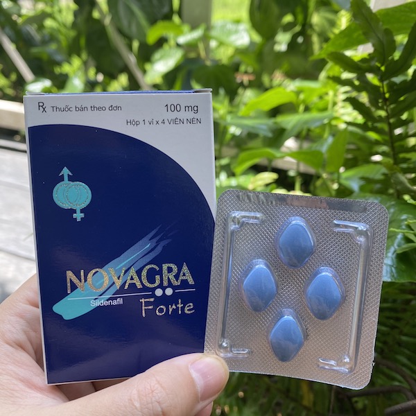 Thuốc Novagra Forte 100mg cương dương Ấn Độ tăng sinh lý nam giới tốt nhất