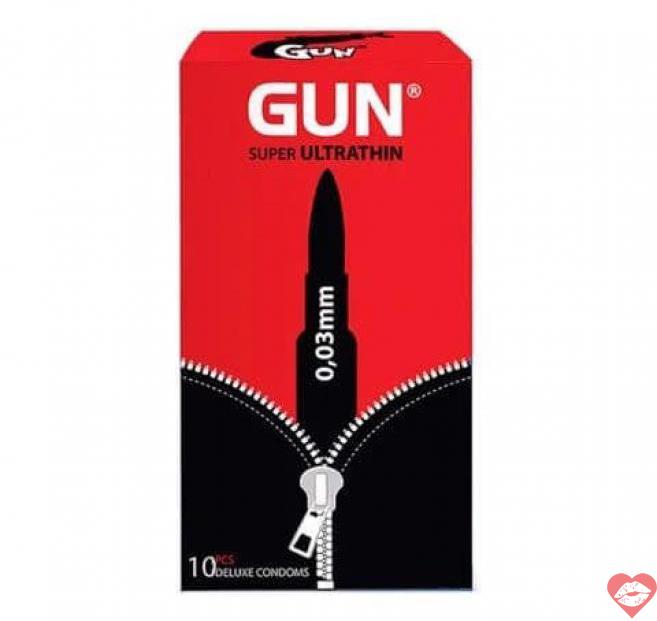 Bao cao su Gun Super Ultra Thin - Siêu mỏng 0.03mm - Hộp 10 cái