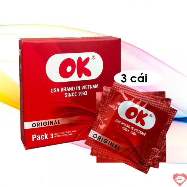 Bao cao su OK Original hộp 3 cái