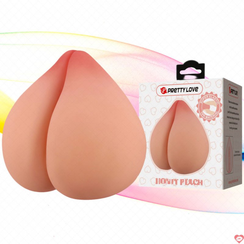 Âm đạo giả PrettyLove Honey Peach silicon nguyên khối mềm mại 