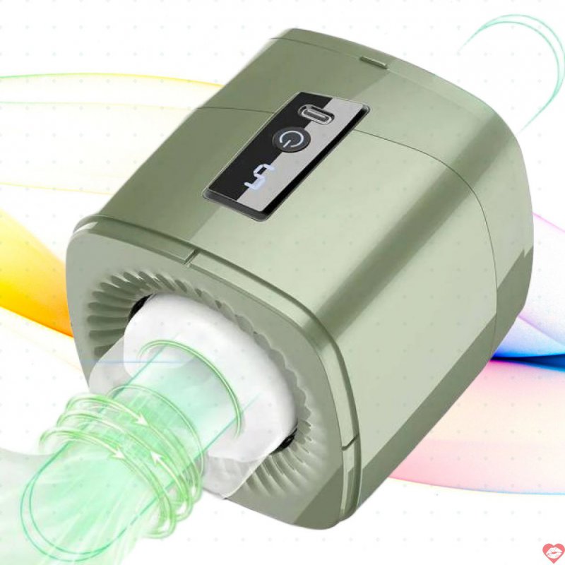 Cốc thủ dâm Erectile Stem Ailebo rung thụt xoay nhỏ gọn 